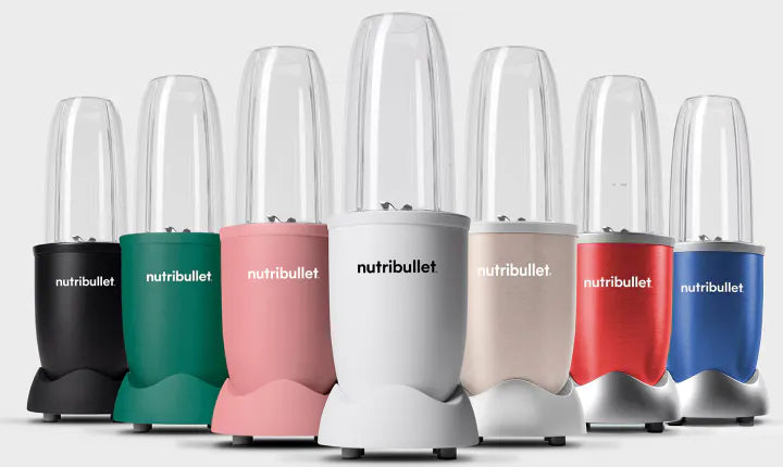 Nutribullets in many colors