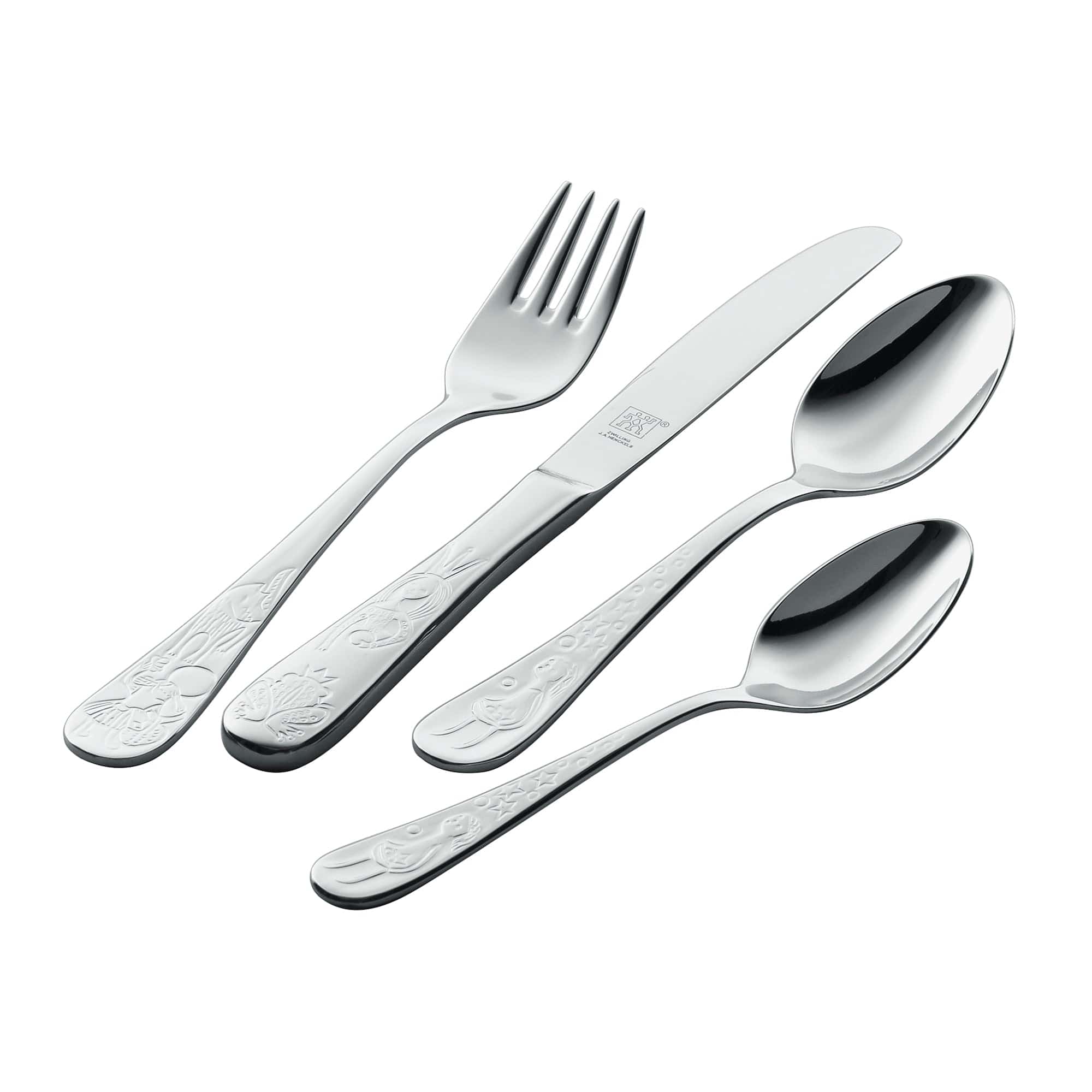 Zwilling Twin Kids Grimm's Fairytales 4-pc 18/10 Stainless Steel Flatware Set