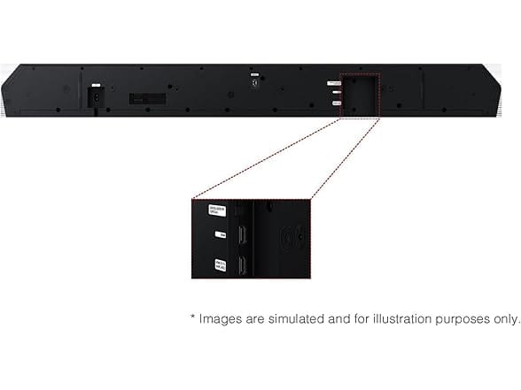 Samsung 5.1.2ch Q Series Soundbar + Subwoofer, Wireless Dolby Atmos, Q-Symphony, Game Mode Pro