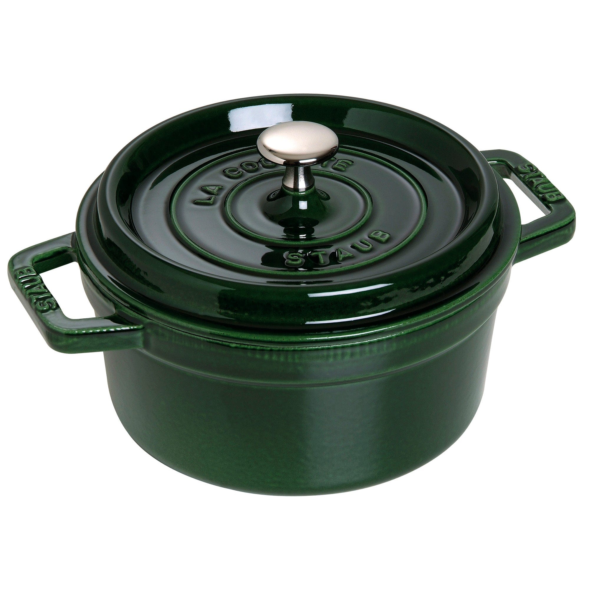 Staub Cast Iron 2.75-qt Round Cocotte, Dutch Oven - Basil