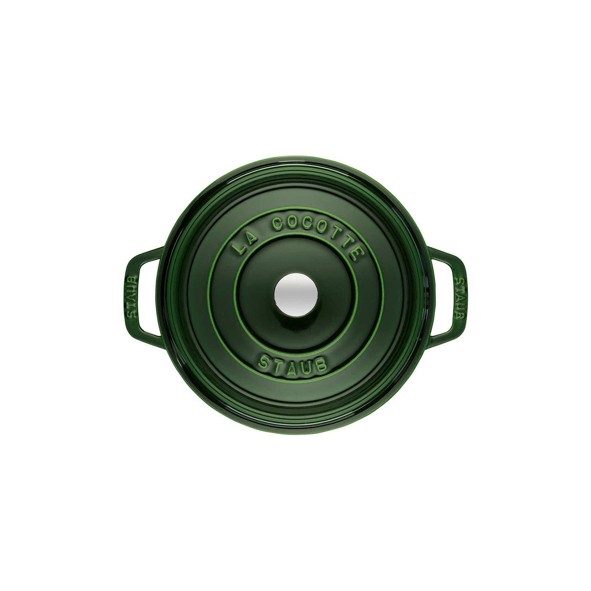 Staub Cast Iron 5.5-qt Round Cocotte, Dutch Oven - Basil