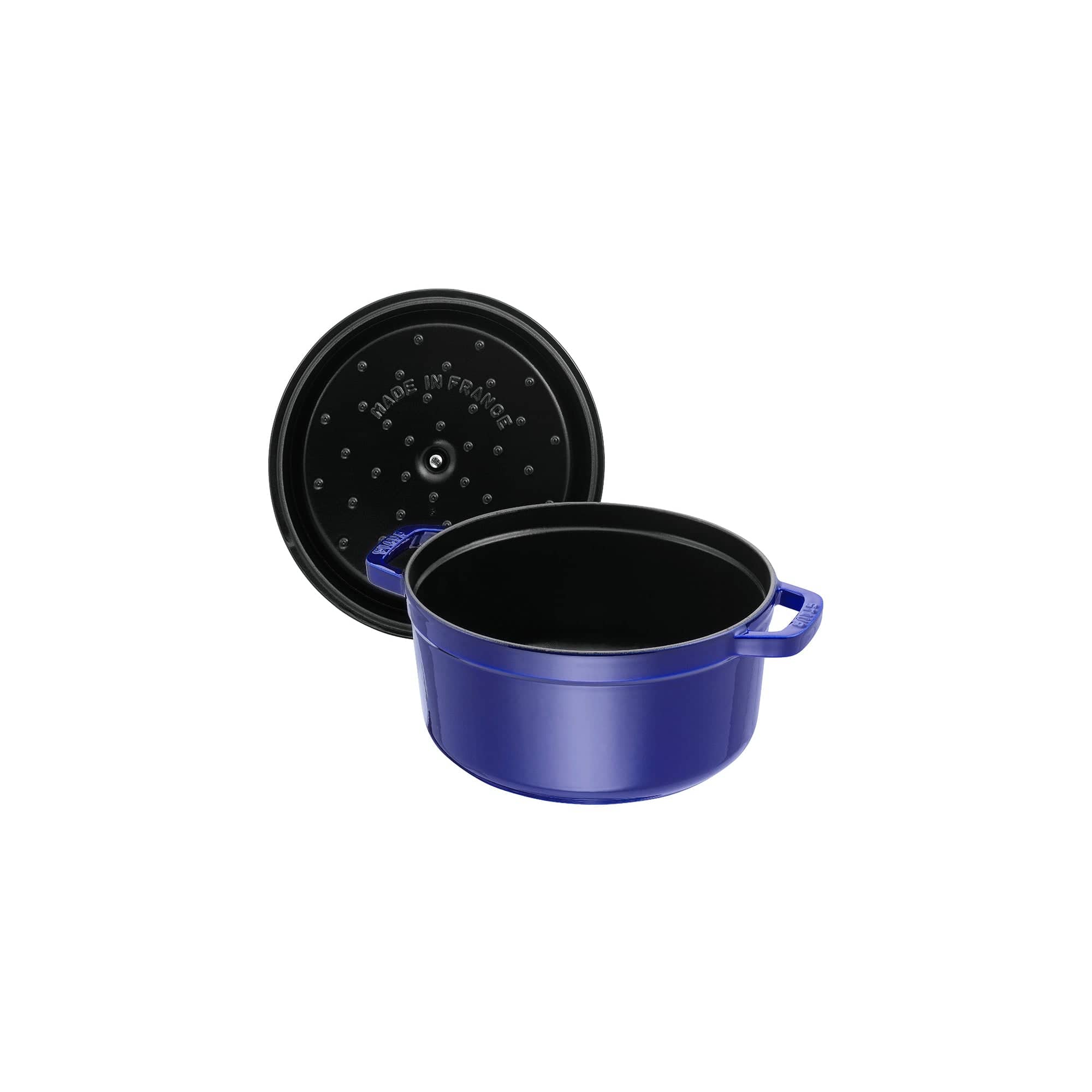 Staub Cast Iron 5.5-qt Round Cocotte, Dutch Oven - Dark Blue