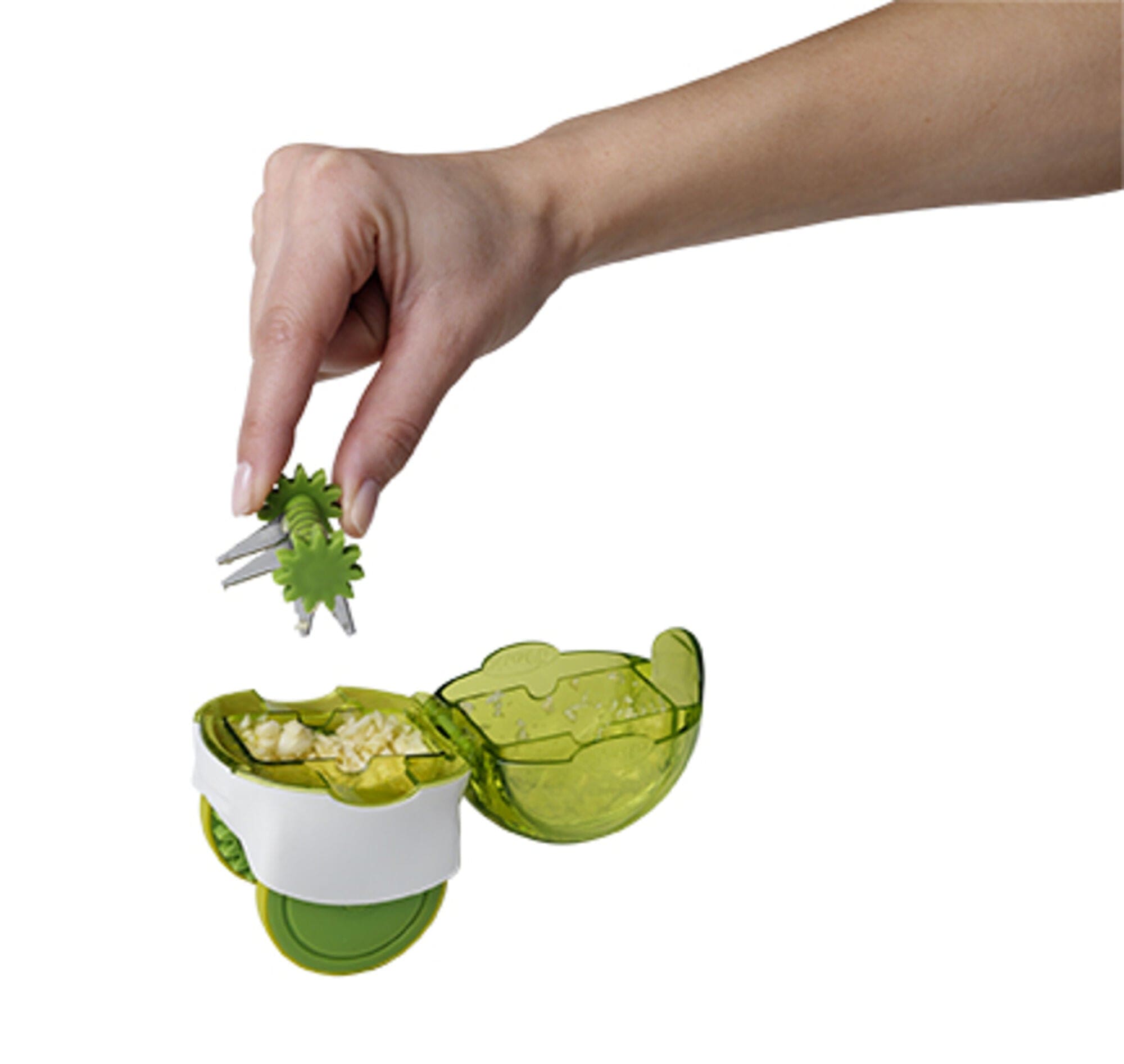 Chef'n GarlicZoom Garlic Chopper, XL, Green
