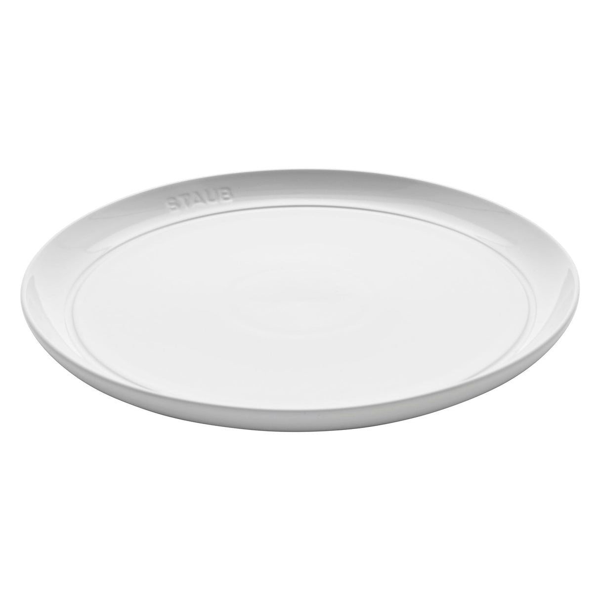 Staub Ceramic Dinnerware 4-pc 10-inch Dinner Plate Set - White