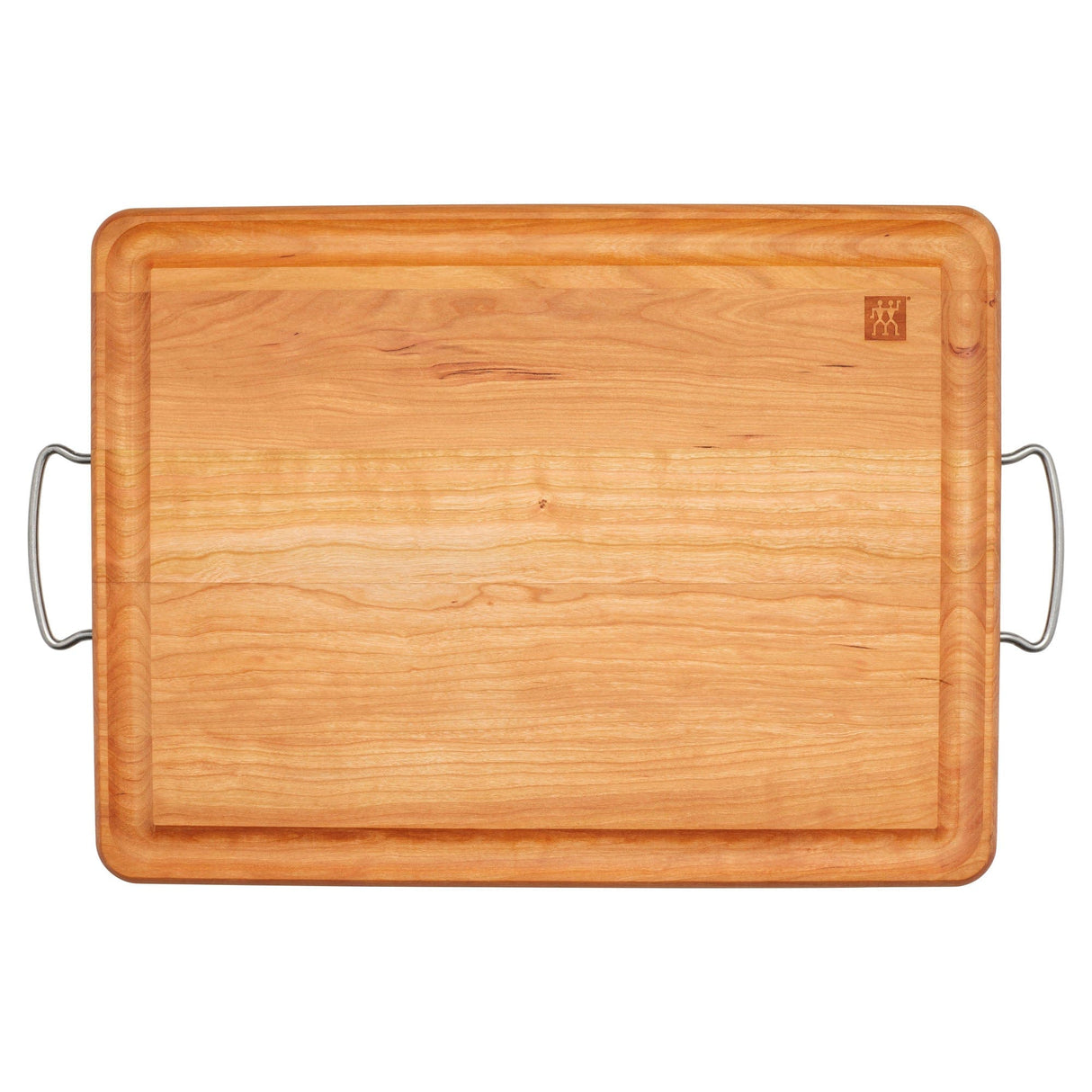 Zwilling Cherry Wood Carving Board with Handles