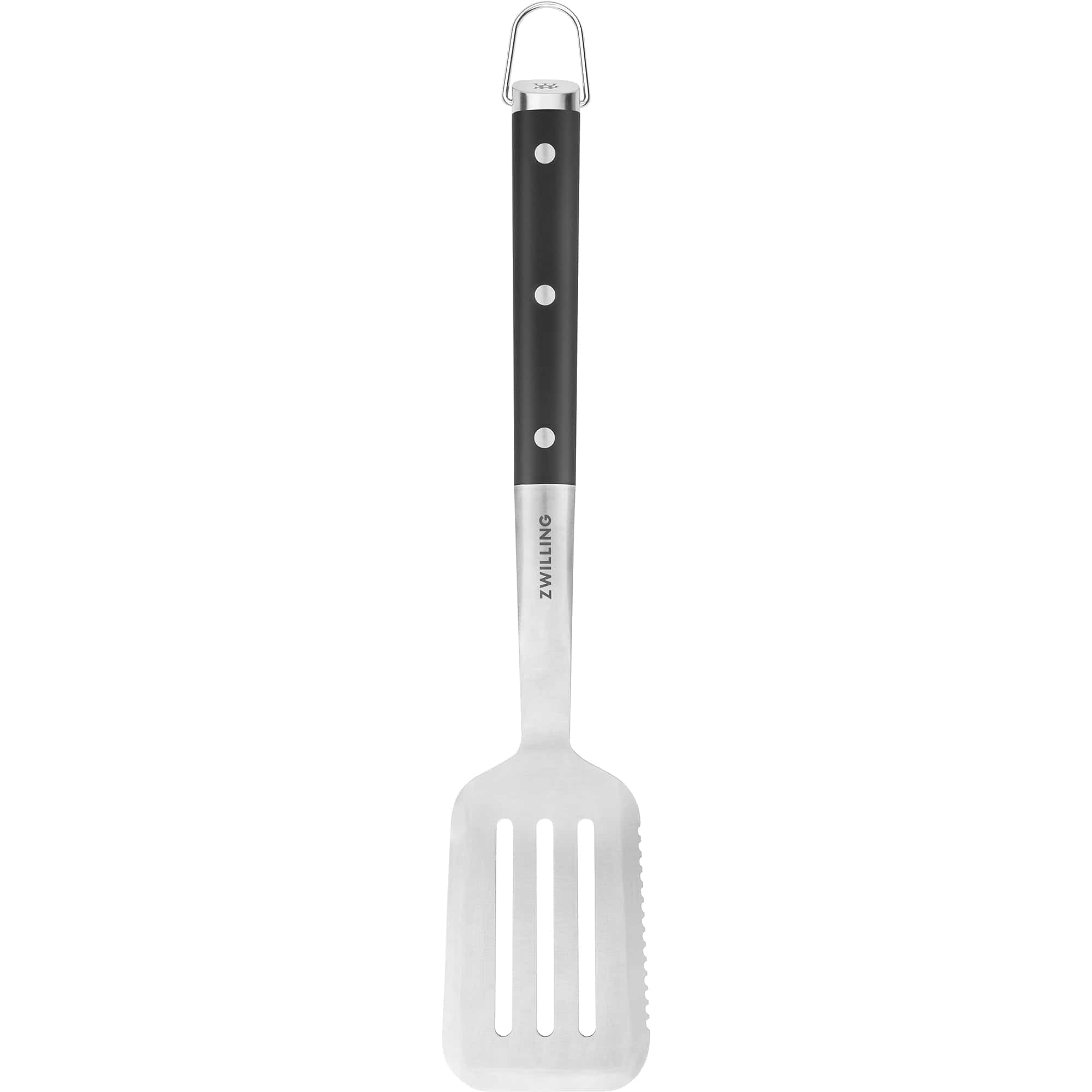 Zwilling BBQ+ 17-inch Triple-Rivet Stainless Steel Grill Spatula with Serrated Edge