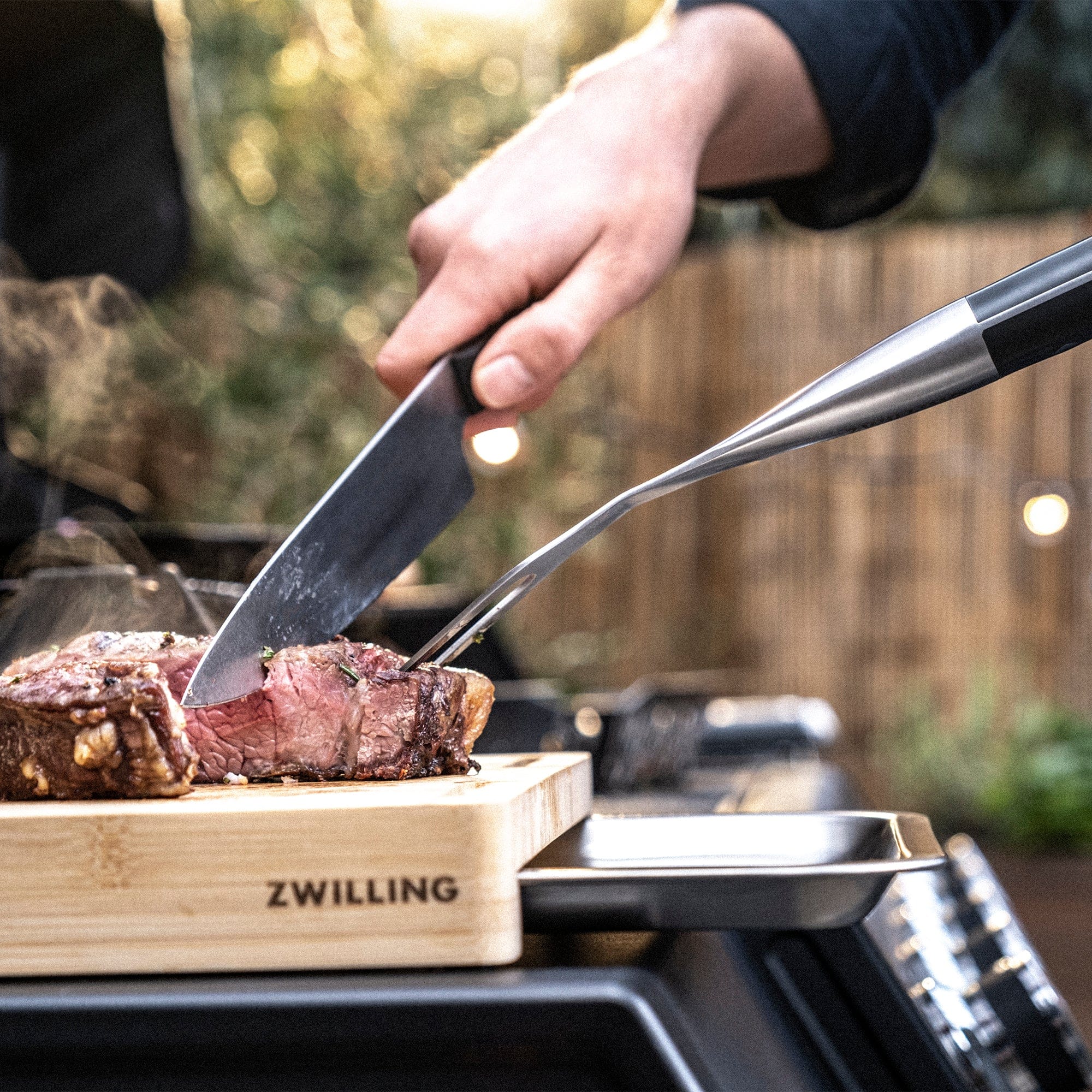 Zwilling BBQ+ 16-inch Triple-Rivet Stainless Steel Grill Meat Fork