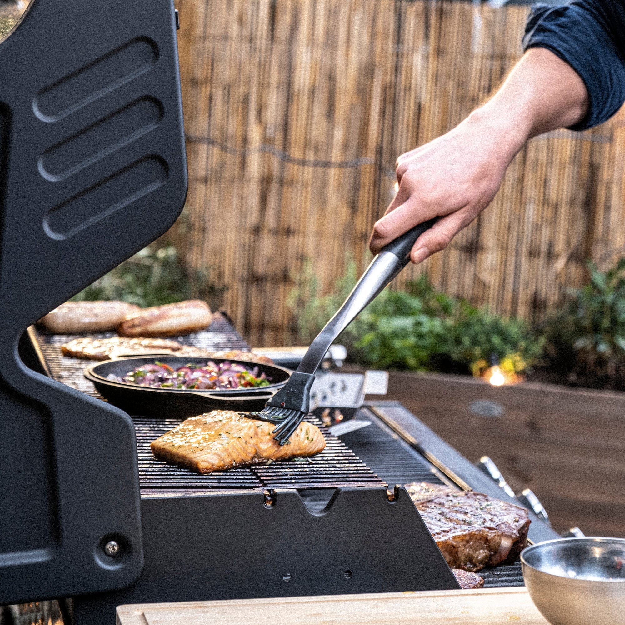 Zwilling BBQ+ 16-inch Silicone Basting Brush with Stainless Steel Handle