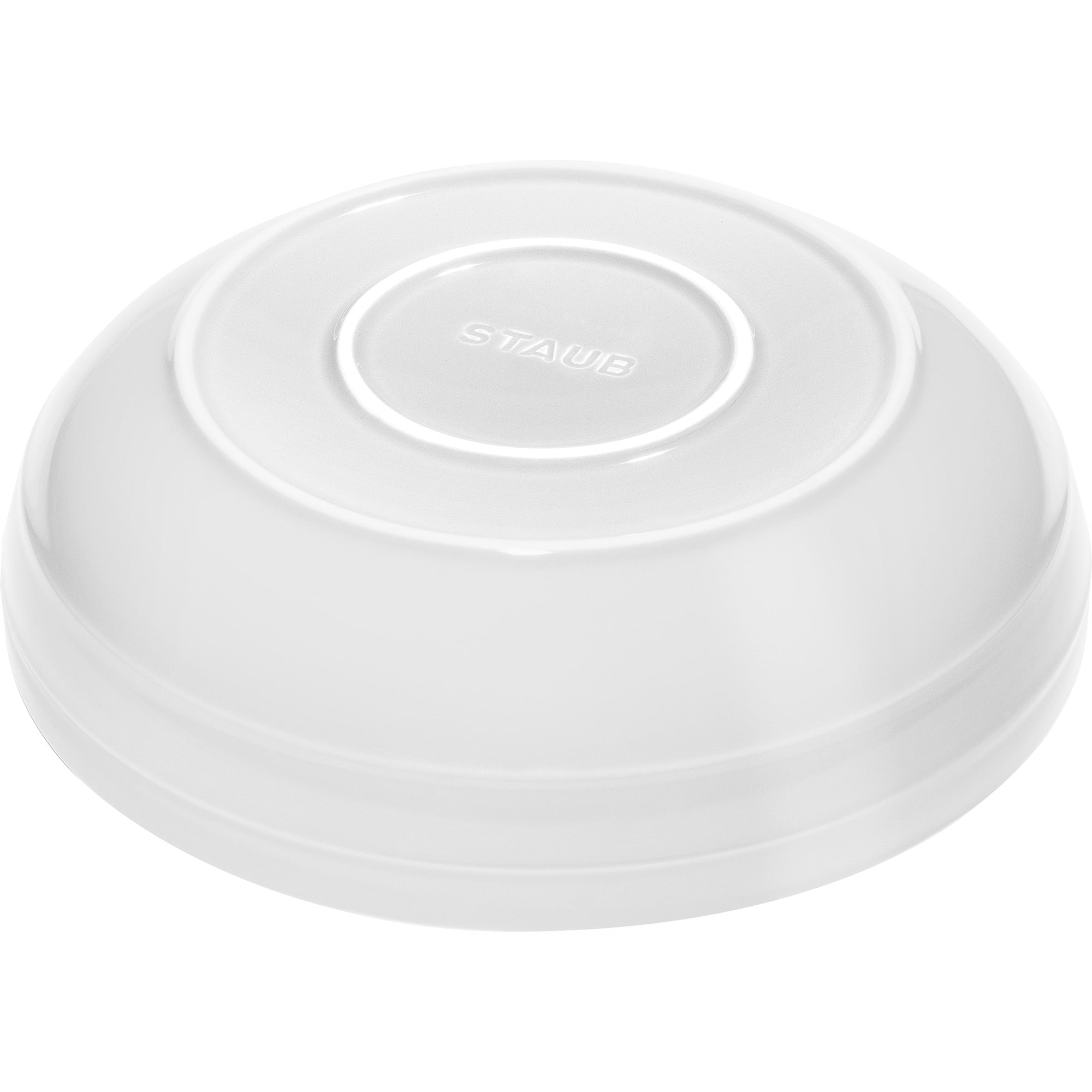 Staub Ceramic 11.5-inch Shallow Serving Bowl - White