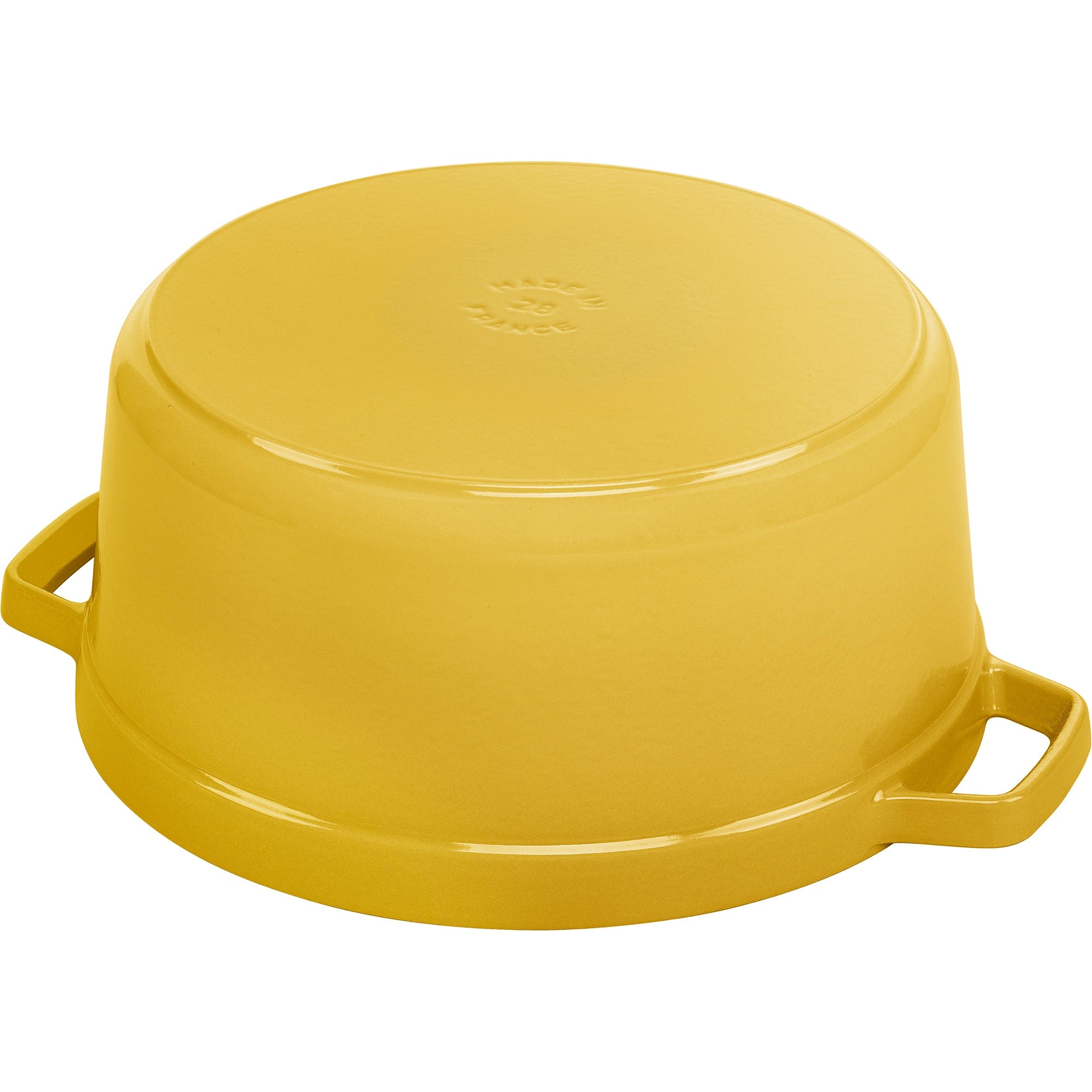 Staub Cast Iron 7-qt Round Cocotte, Dutch Oven - Citron
