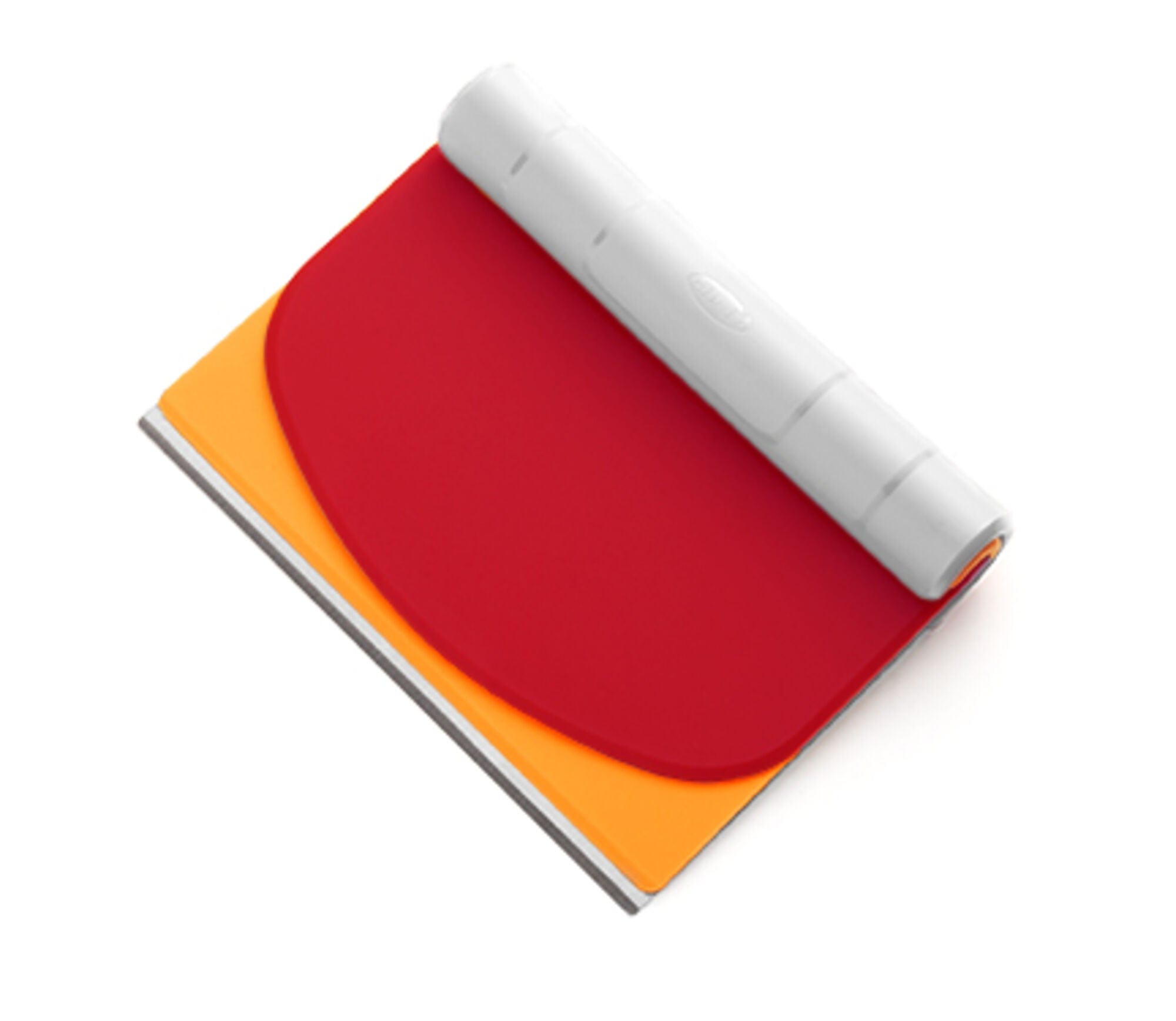 Chef'n Pastrio Set Bench Chopper, Includes Stainless Steel and Plastic Scrapers, Red