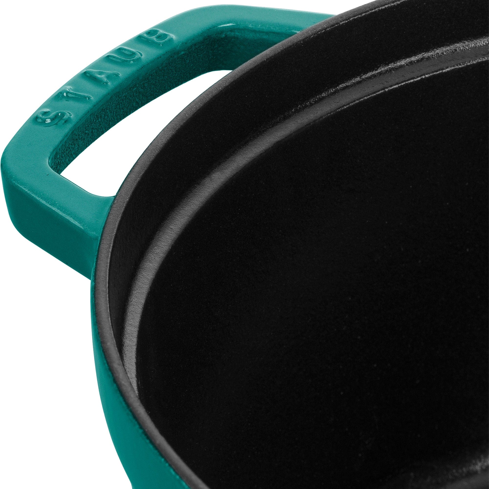 Staub Cast Iron 7-qt Round Cocotte, Dutch Oven - Turquoise