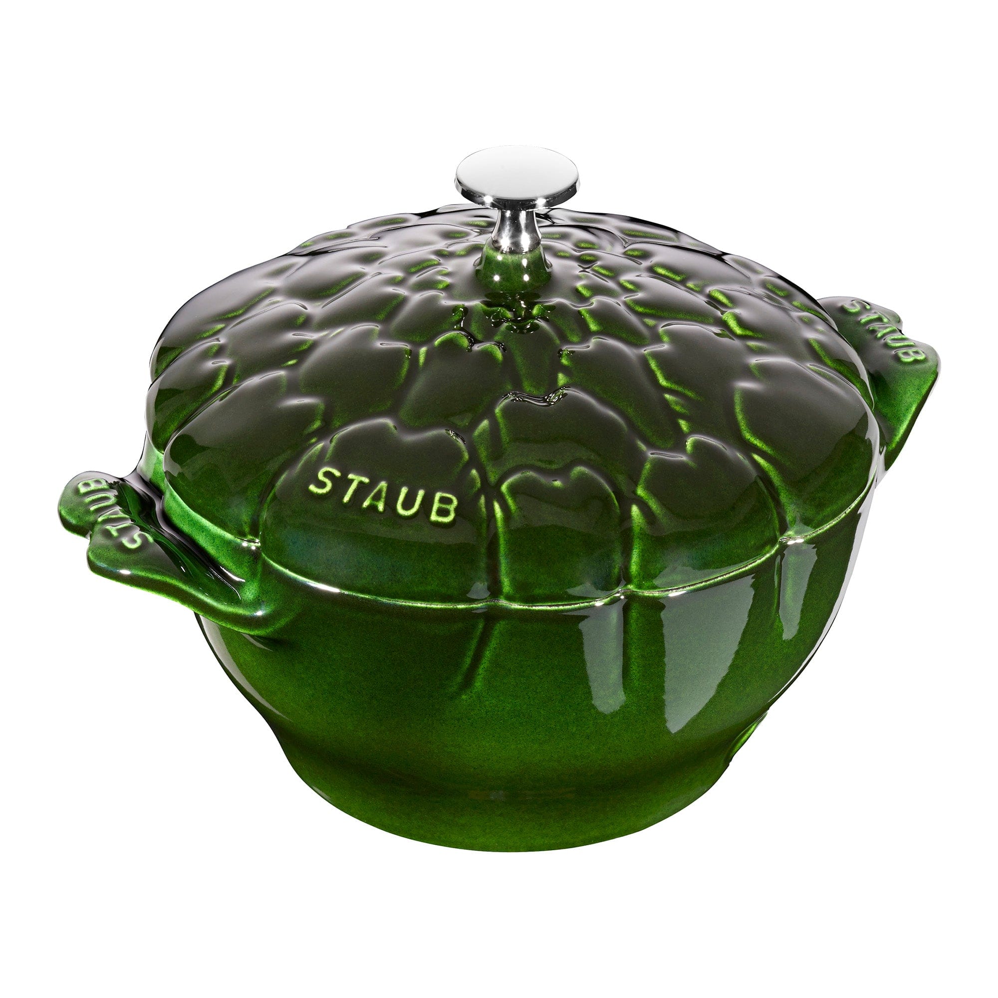 Staub Cast Iron 3-qt Artichoke Cocotte, Dutch Oven - Basil