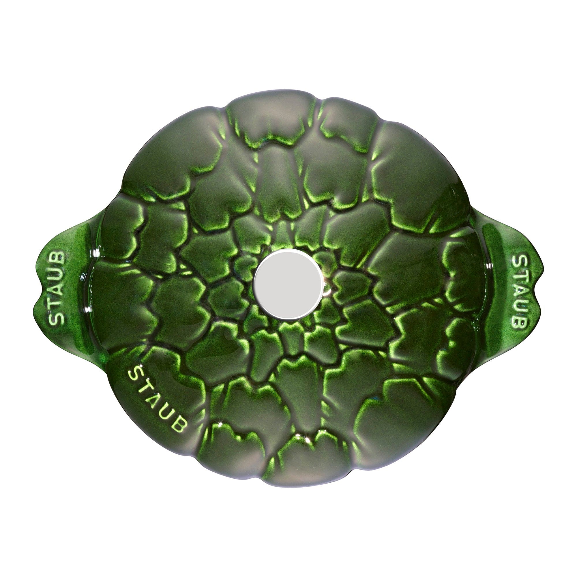 Staub Cast Iron 3-qt Artichoke Cocotte, Dutch Oven - Basil