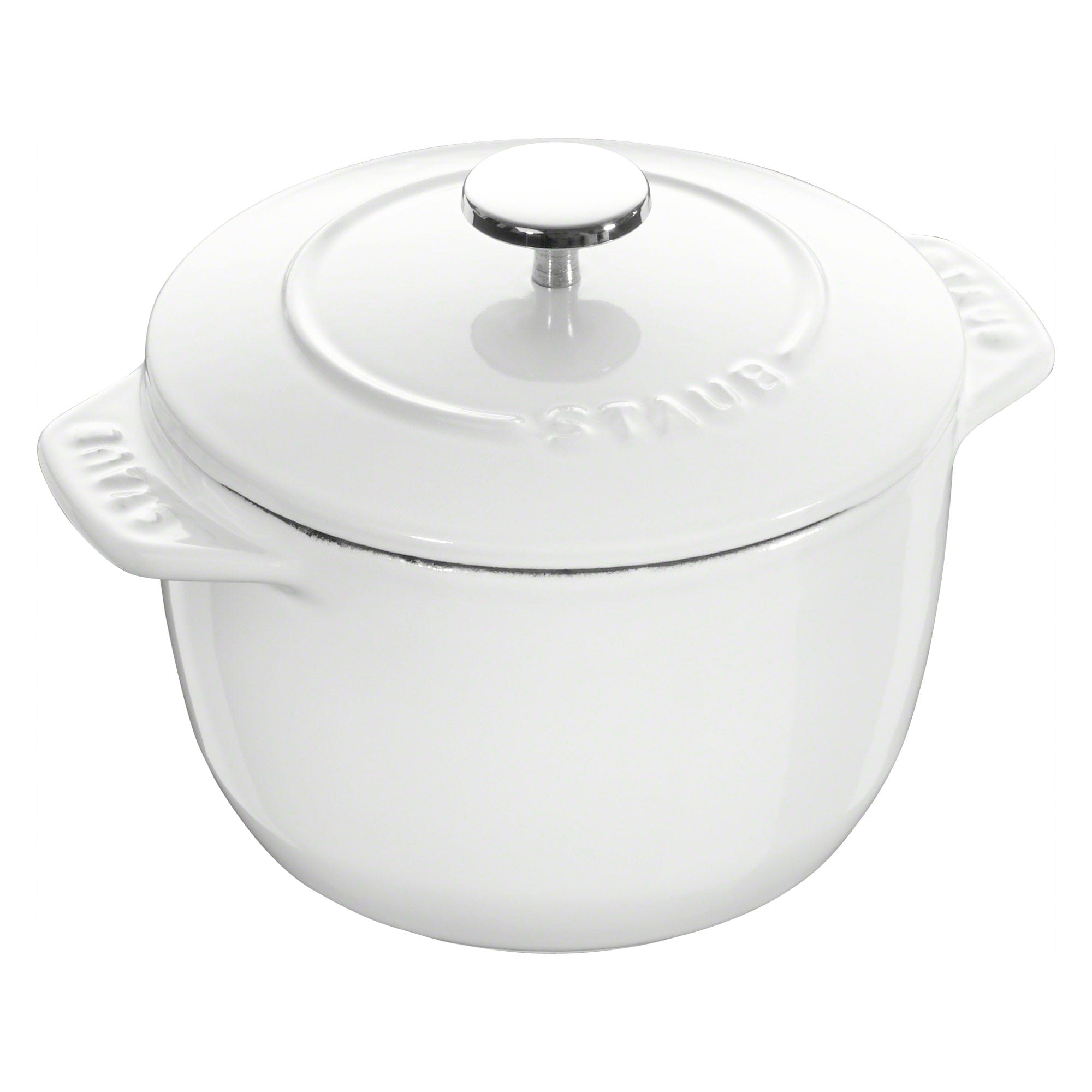 Staub Cast Iron 1.5-qt Petite French Oven - Matte White