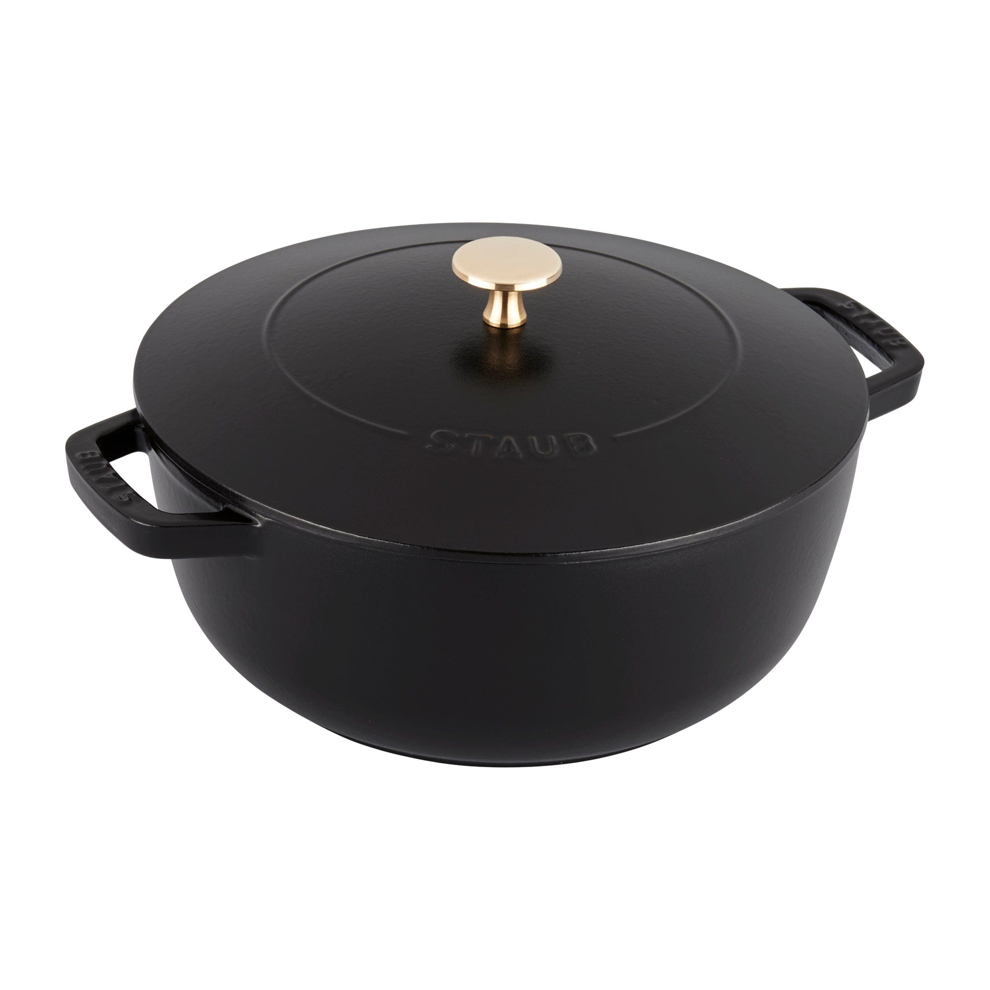 Staub Cast Iron 3.75-qt Essential French Oven - Black