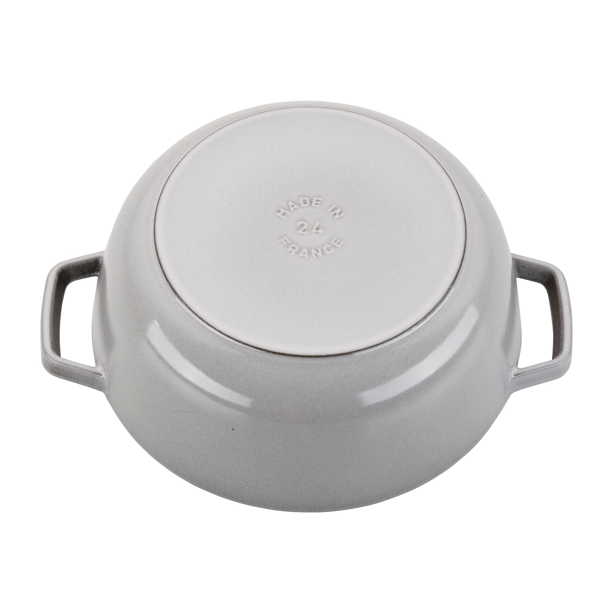 Staub Cast Iron 3.75-qt Essential French Oven Rooster - Graphite Grey