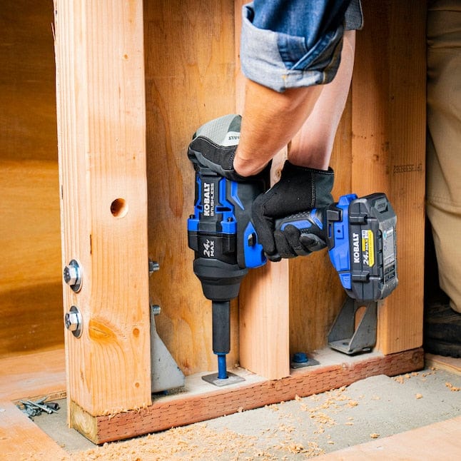 Kobalt XTR 24-volt Variable Speed Brushless 1/2-in Drive Cordless Impact Wrench, Battery Included