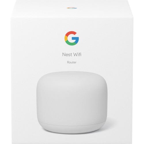 Google Nest Wi-Fi AC2200 Mesh Router, Smart Tech, 2200 Sq. Ft. Coverage Area, Snow