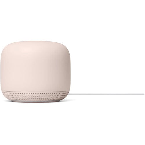 Google Nest Wi-Fi Add-On Point Range Extender with Google Assistant, Smart Tech, 1600 Sq. Ft. Coverage Area, Sand - Refurbished