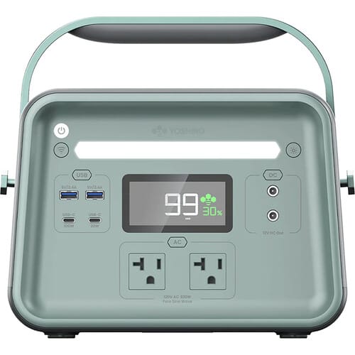 Yoshino B330 Solid-State Portable Power Station, 330W | 241Wh