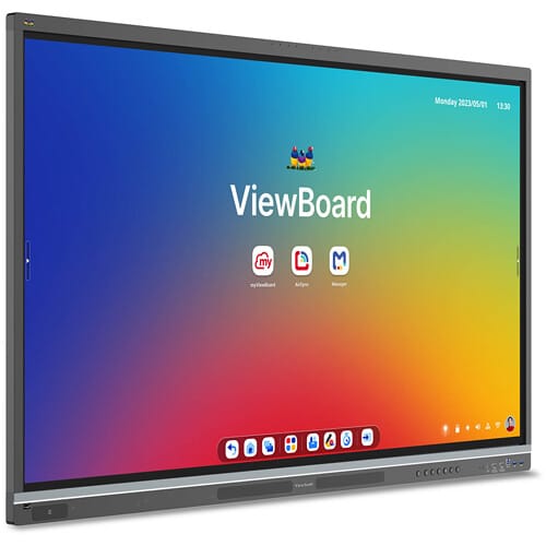 ViewSonic ViewBoard 75" 4K Interactive Smart Board with Integrated Education Software, Android 14, Google EDLA - Certified Refurbished