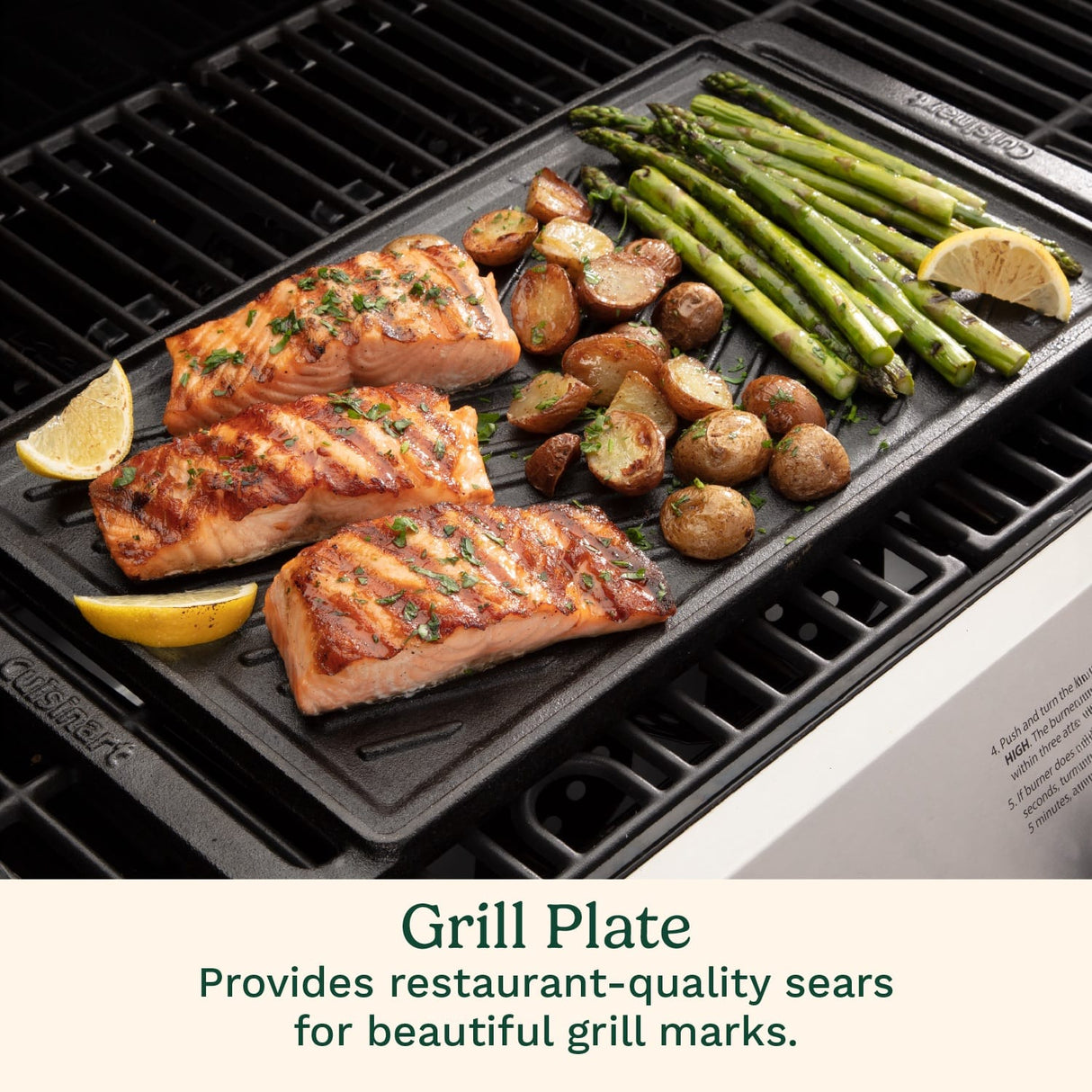 Cuisinart Reversible Cast Iron Grill Plate