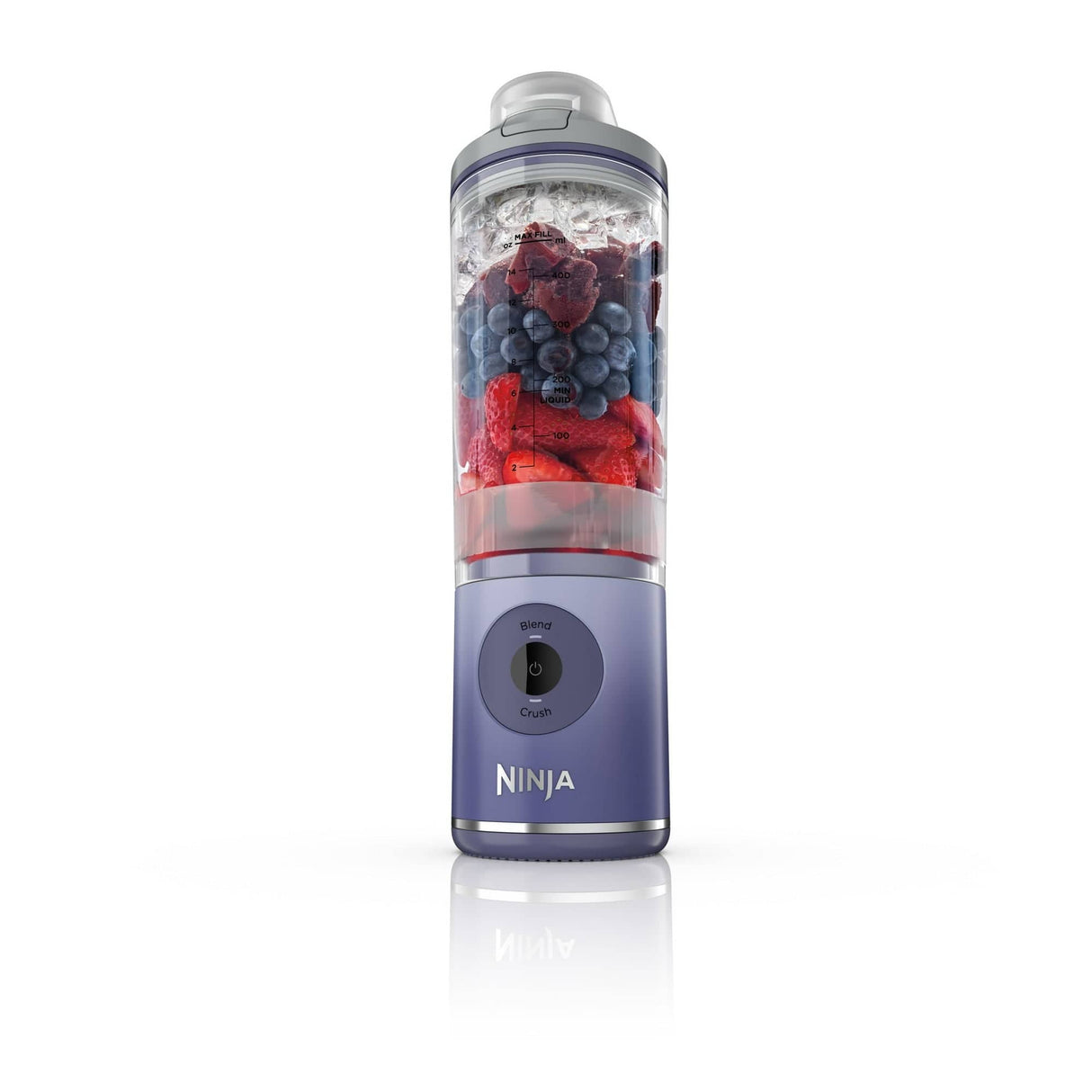 Ninja Blast Max Personal Cordless Blender for Smoothies, Frozen Drinks, Ice Crush, 20 oz. Twist & Go Vessel, Lavender - Certified Refurbished
