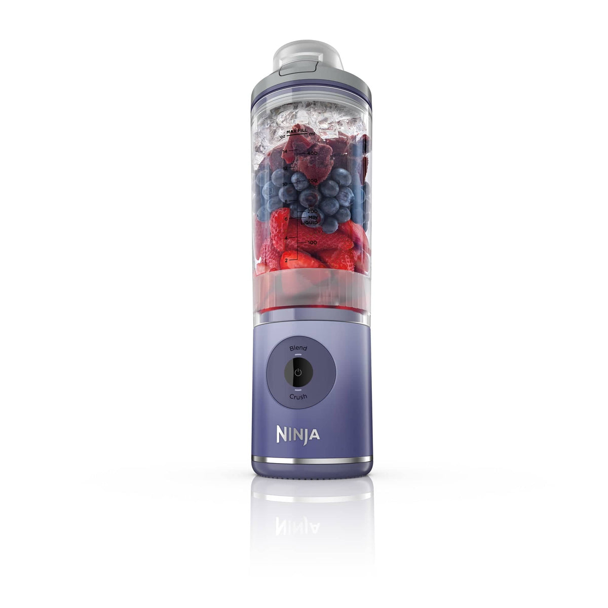 Ninja Blast Max Personal Cordless Blender for Smoothies, Frozen Drinks, Ice Crush, 20 oz. Twist & Go, Lavender - Certified Refurbished
