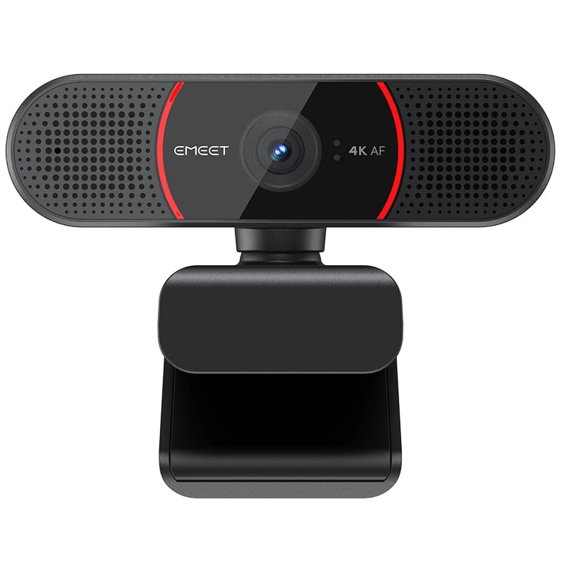 EMEET C960 4K ToF Auto Focus Webcam with Two Noise Cancalling Mics, Black