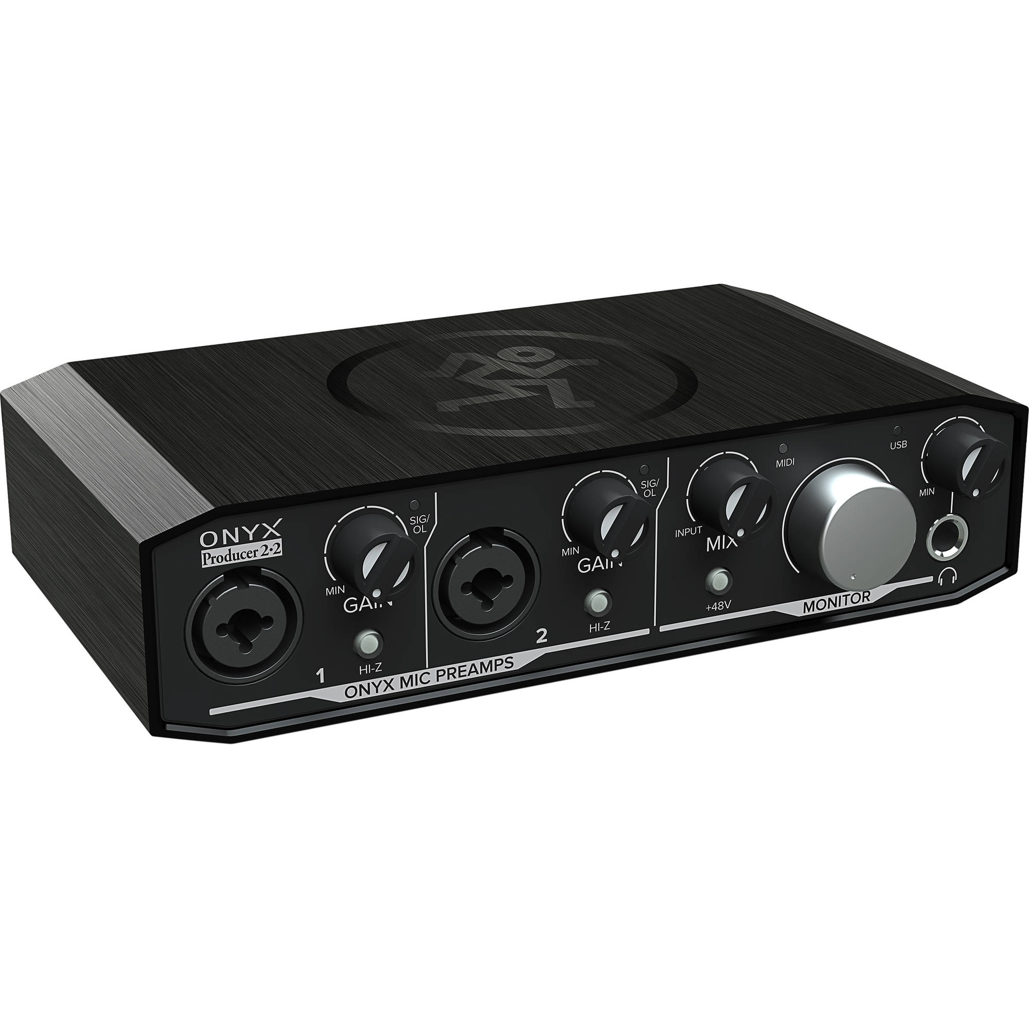 Mackie 2048720-00-RB Onyx Producer 2.2 2x2 USB MIDI Audio Interface - Certified Refurbished