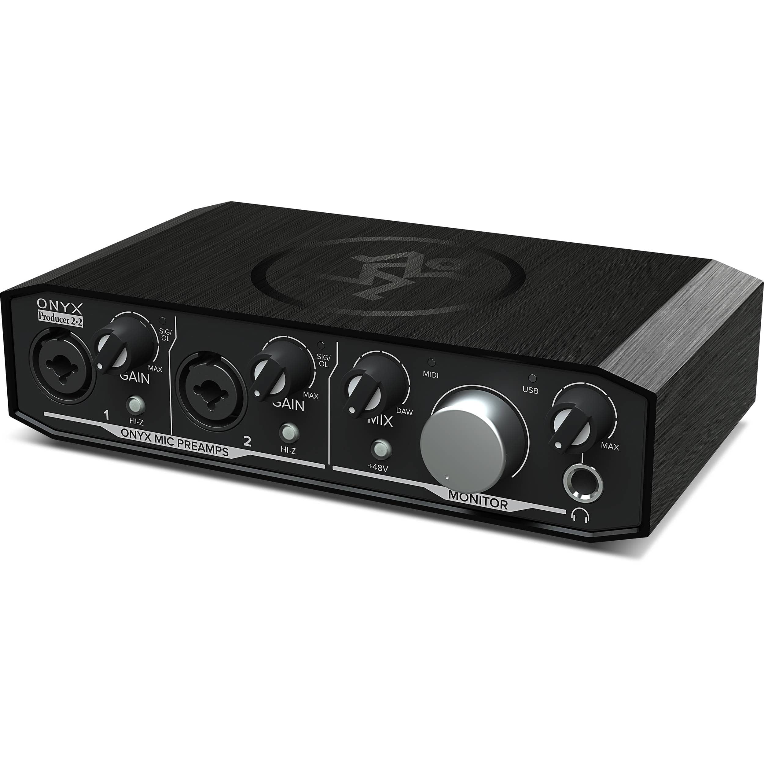 Mackie Onyx Producer 2.2 2x2 USB MIDI Audio Interface - Certified Refurbished