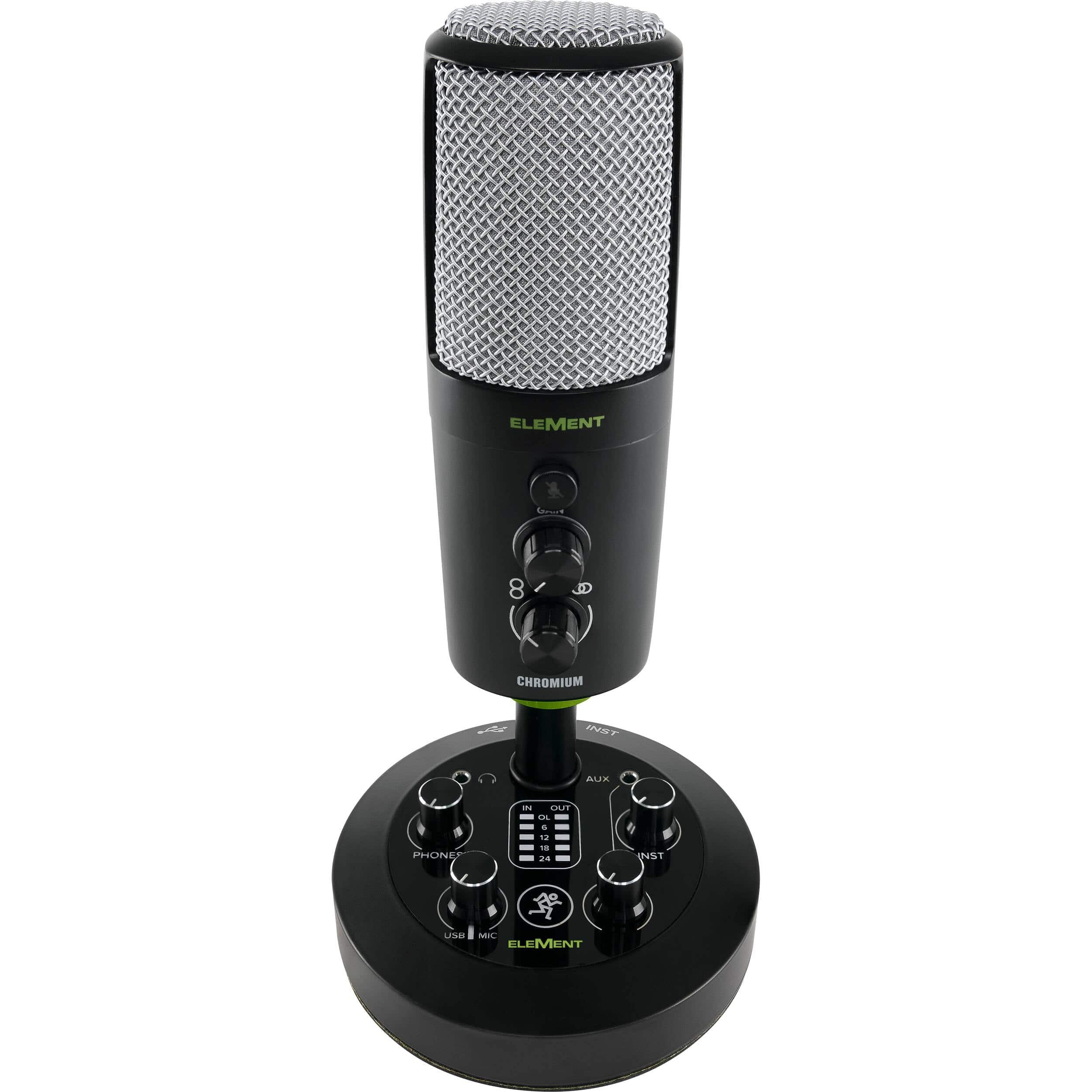 Mackie EleMent Series Chromium Premium USB 2-Ch. Mixer Condenser Microphone - Certified Refurbished