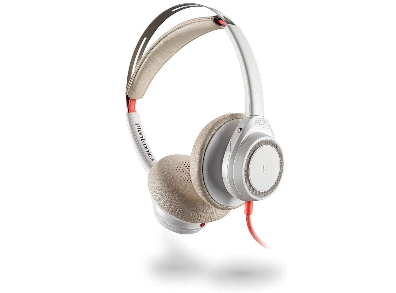 Poly Plantronics Blackwire 7225 Boomless Headset, USB-A, White