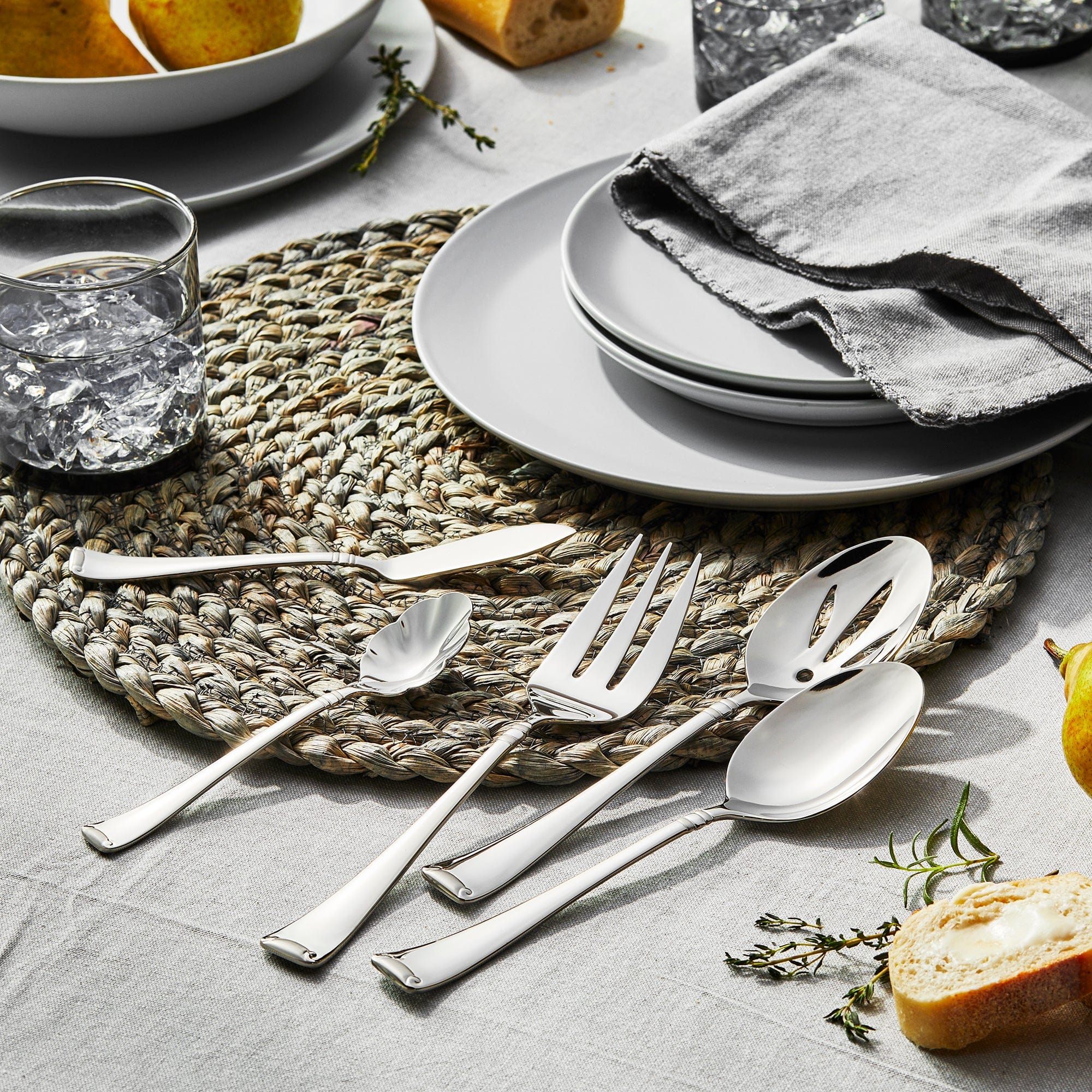 Zwilling Angelico Flatware Set, 45-Piece, Silver