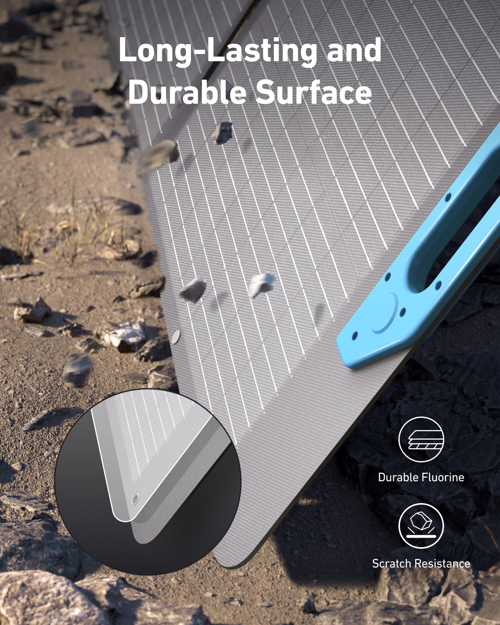 Anker SOLIX PS100 Portable Solar Panel, 100W High-Efficiency, IP67 Water-Resistant, Foldable Design for Solar Generator, Outdoor & Emergency Backup