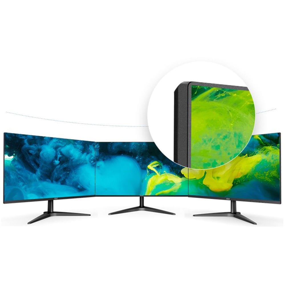 AOC 24" 1920 x 1080 Slim Profile Monitor - Certified Refurbished