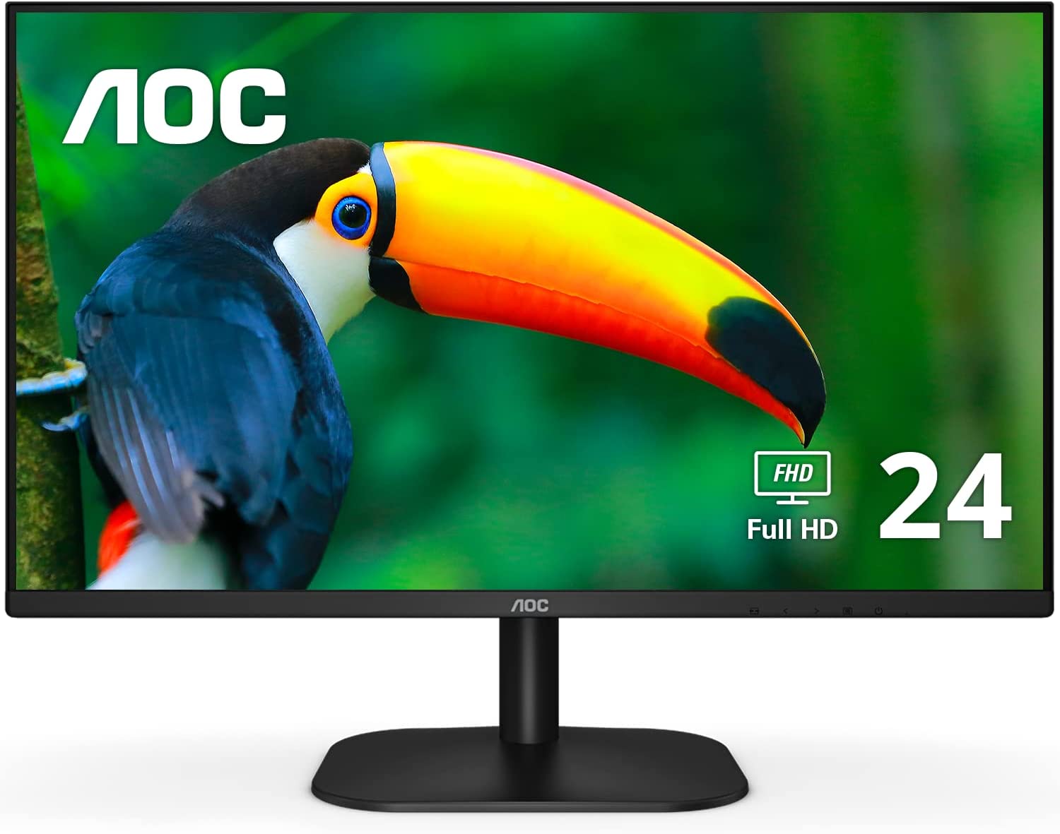 AOC 23.8" 1920 x 1080 75Hz Thin Bezel Monitor - Certified Refurbished