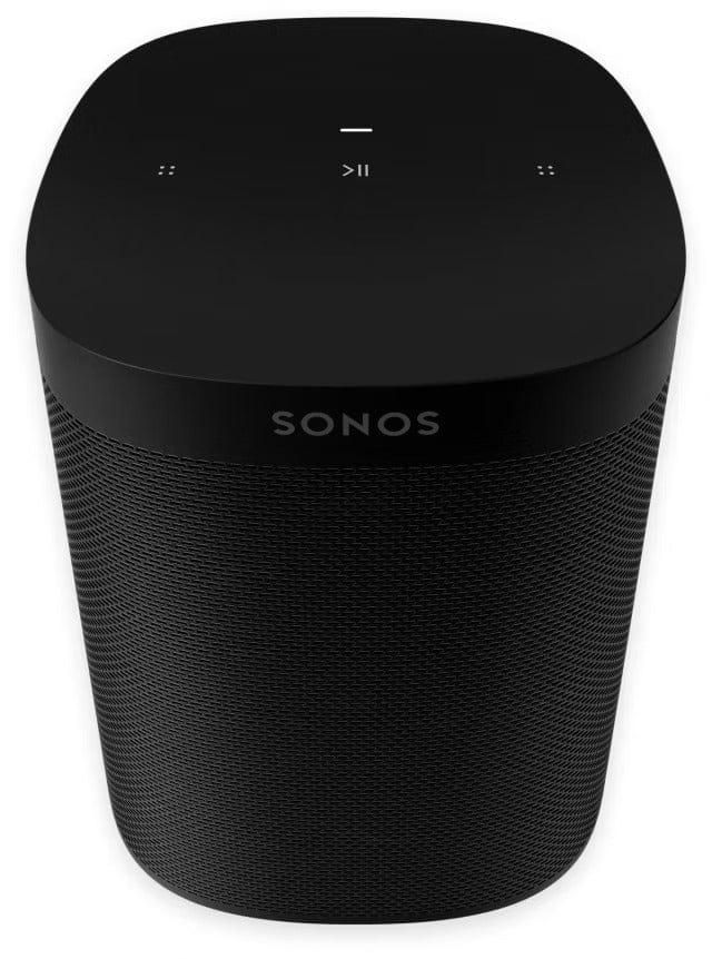 Sonos One SL Smart Connected Speaker, WiFi-Enabled, Stereo Sound, 2-Pack, Black - Refurbished