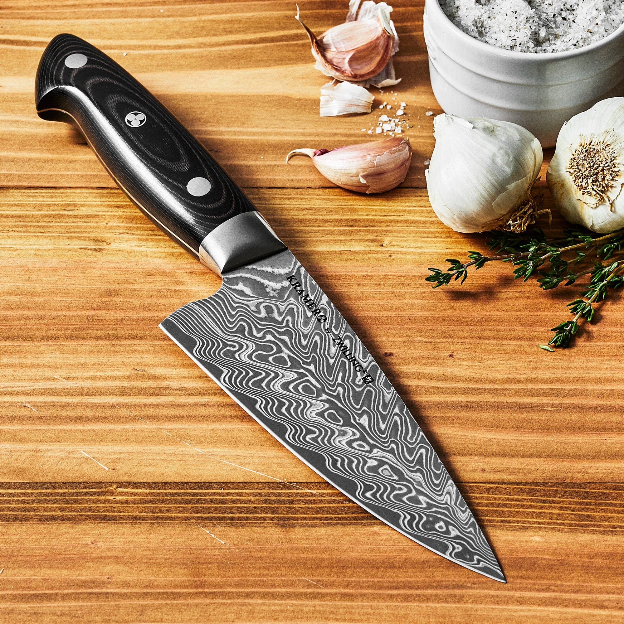 Kramer by Zwilling Euroline Damascus Collection 6-inch Chef's Knife