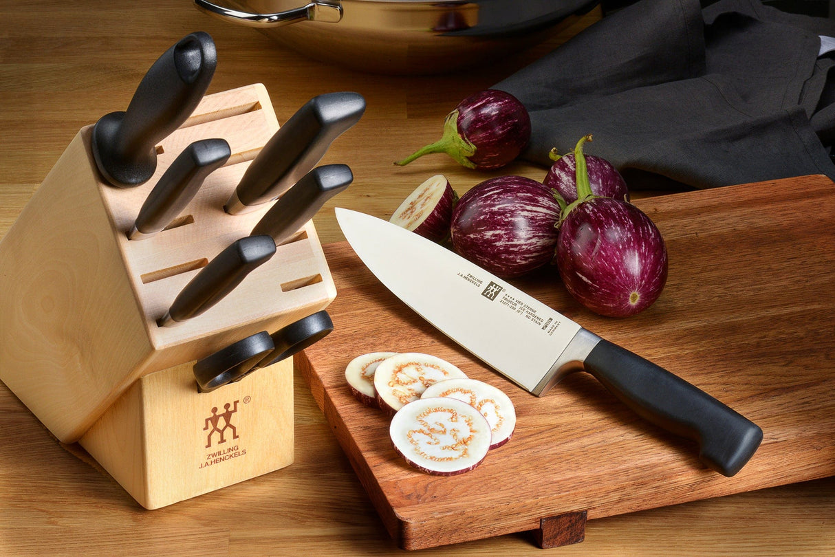 Zwilling Four Star Anniversary 8-pc Knife Block Set