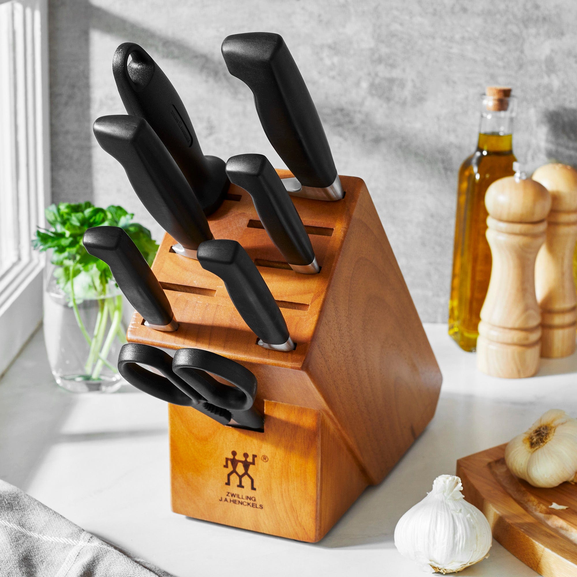 Zwilling Four Star Anniversary 8-pc Knife Block Set