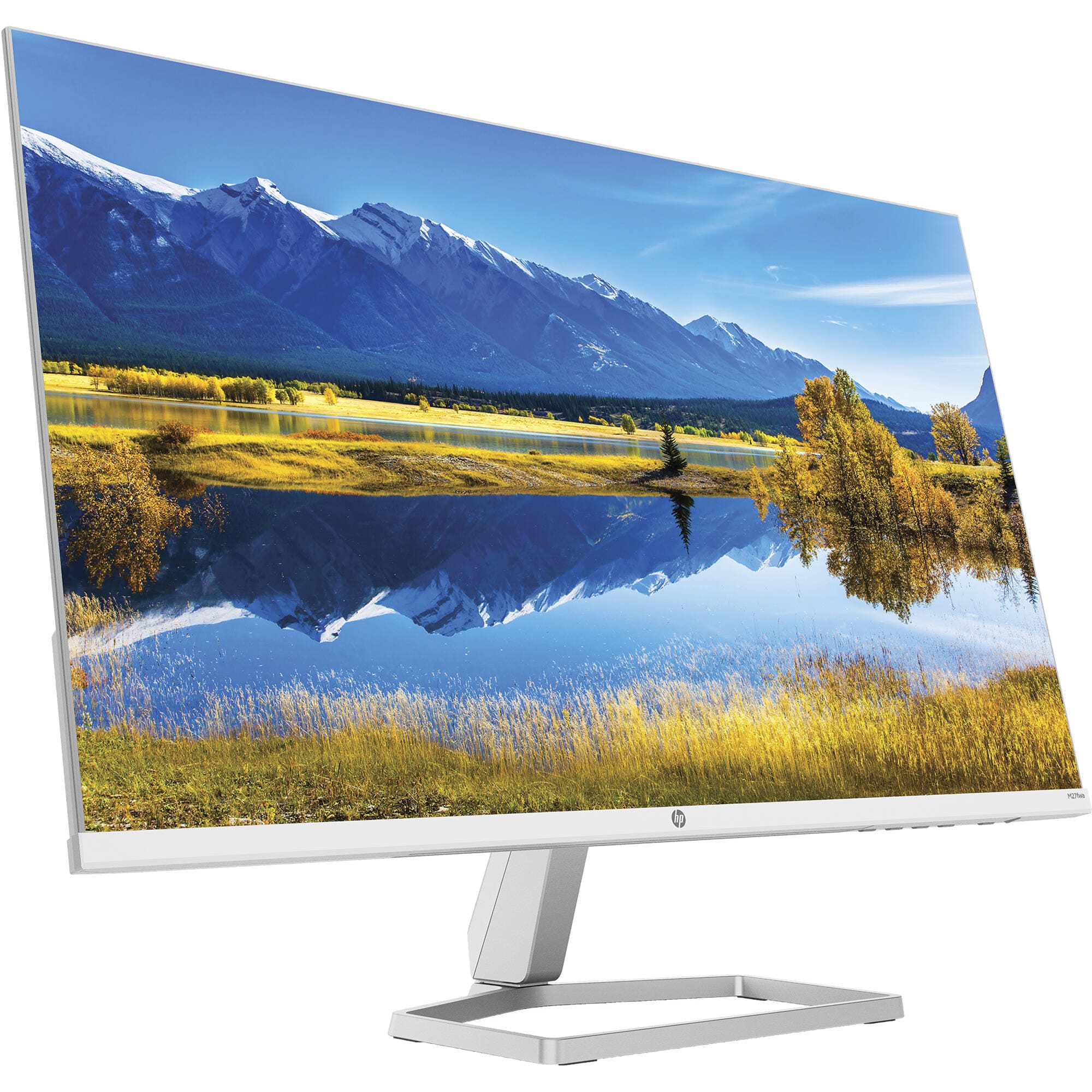 HP M27fwa 27" FHD IPS LED Backlit Monitor, White - Refurbished