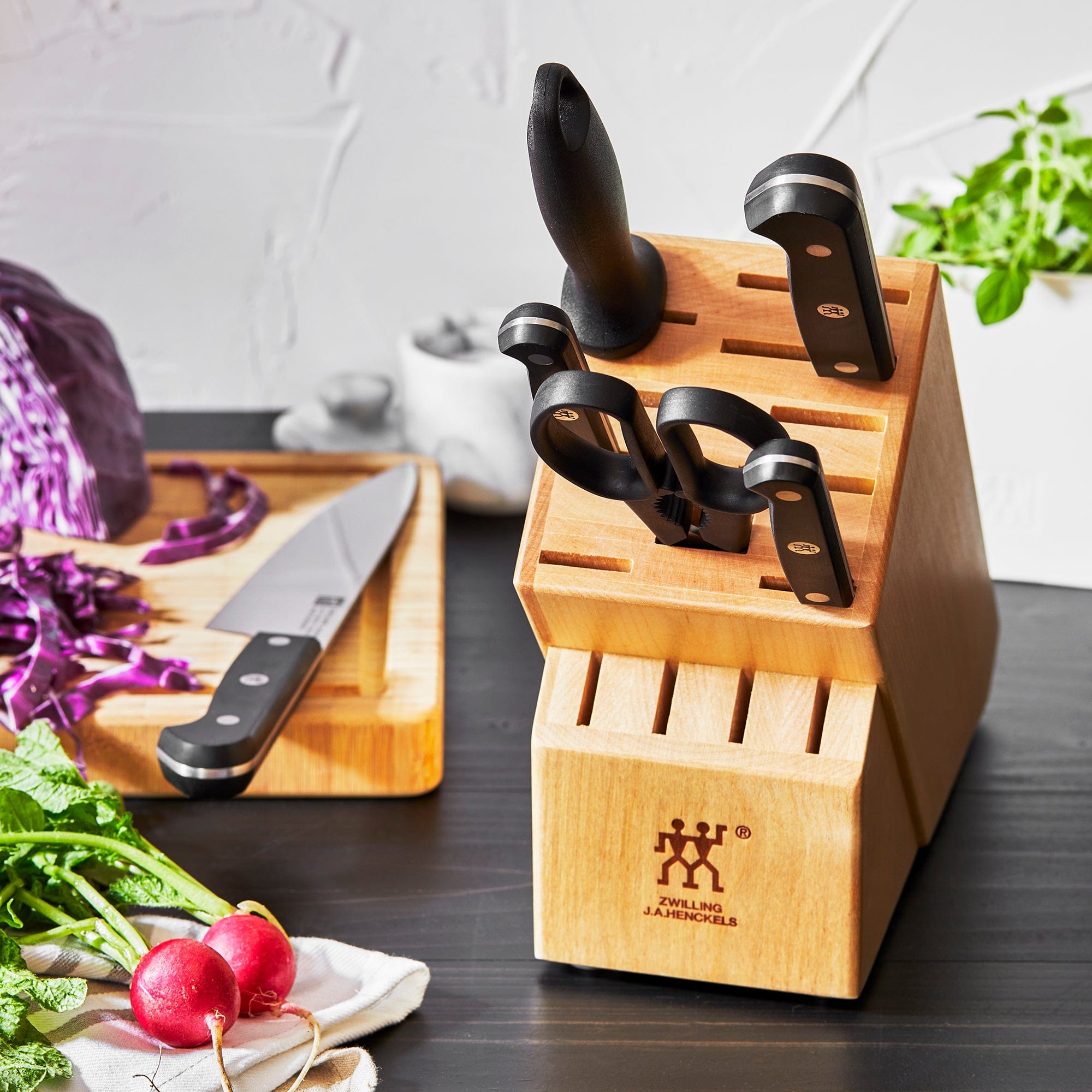 Zwilling Gourmet 7-pc Knife Block Set