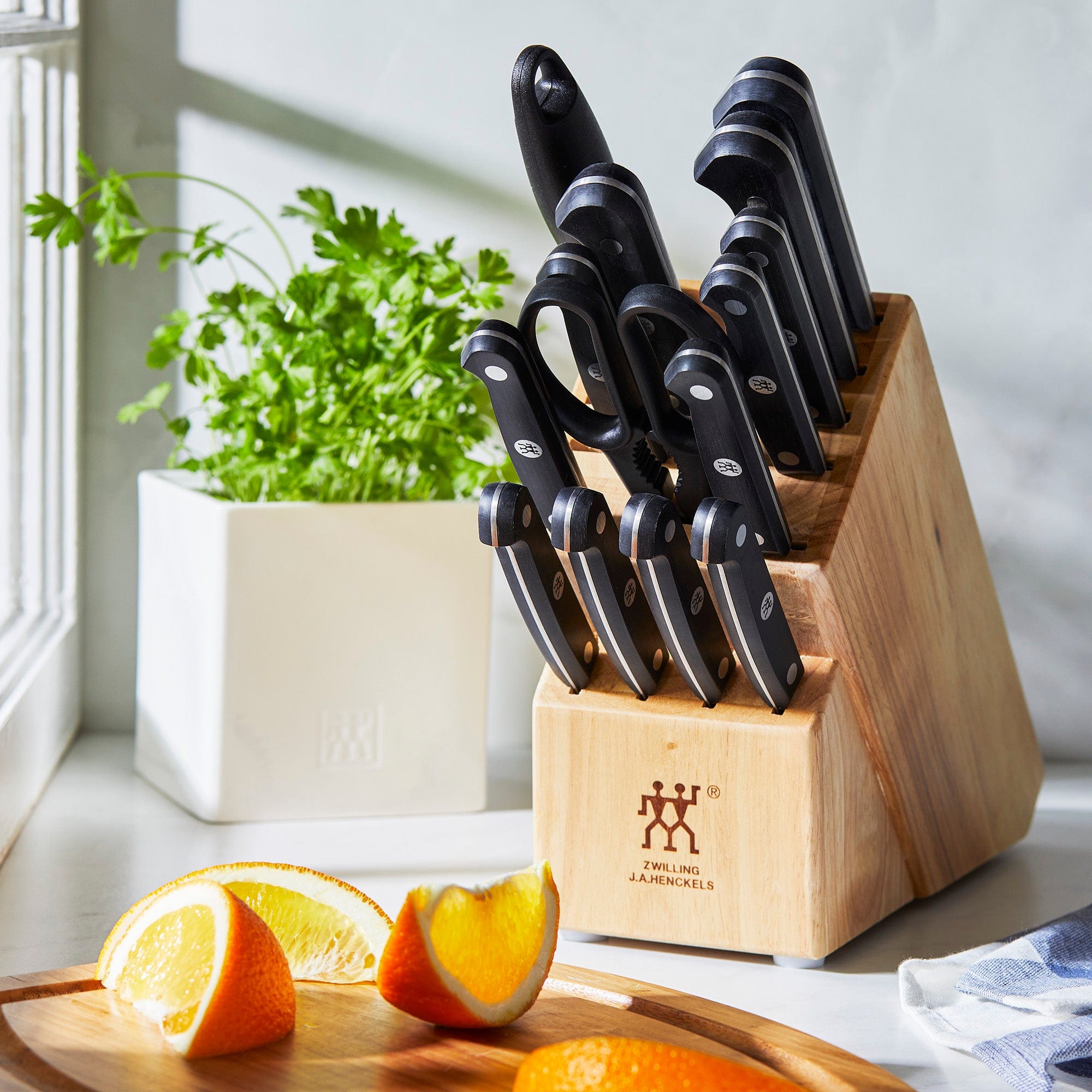 Zwilling Gourmet 14-pc Knife Block Set
