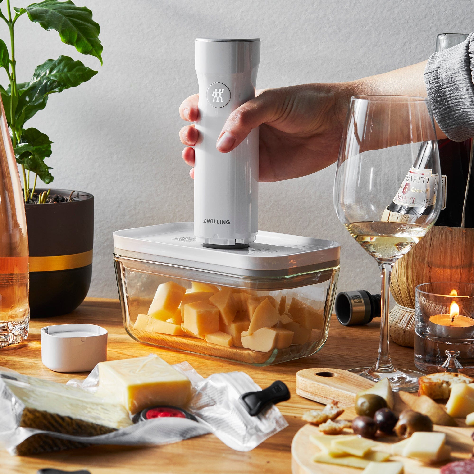 Zwilling Fresh & Save 3-pc Vacuum Wine Sealer (Set of 3), Gift Set