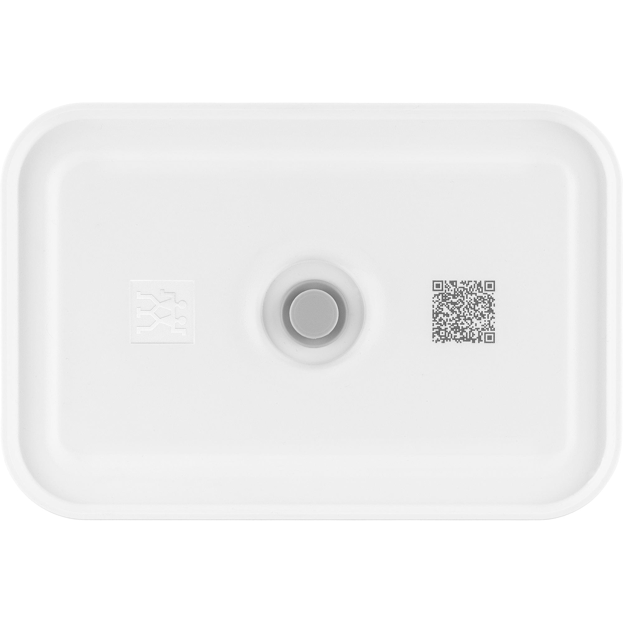 Zwilling Fresh & Save Plastic Flat Lunch Box, Airtight Food Storage Container, Meal Prep Container, BPA-Free, Grey, Semitransparent - Large