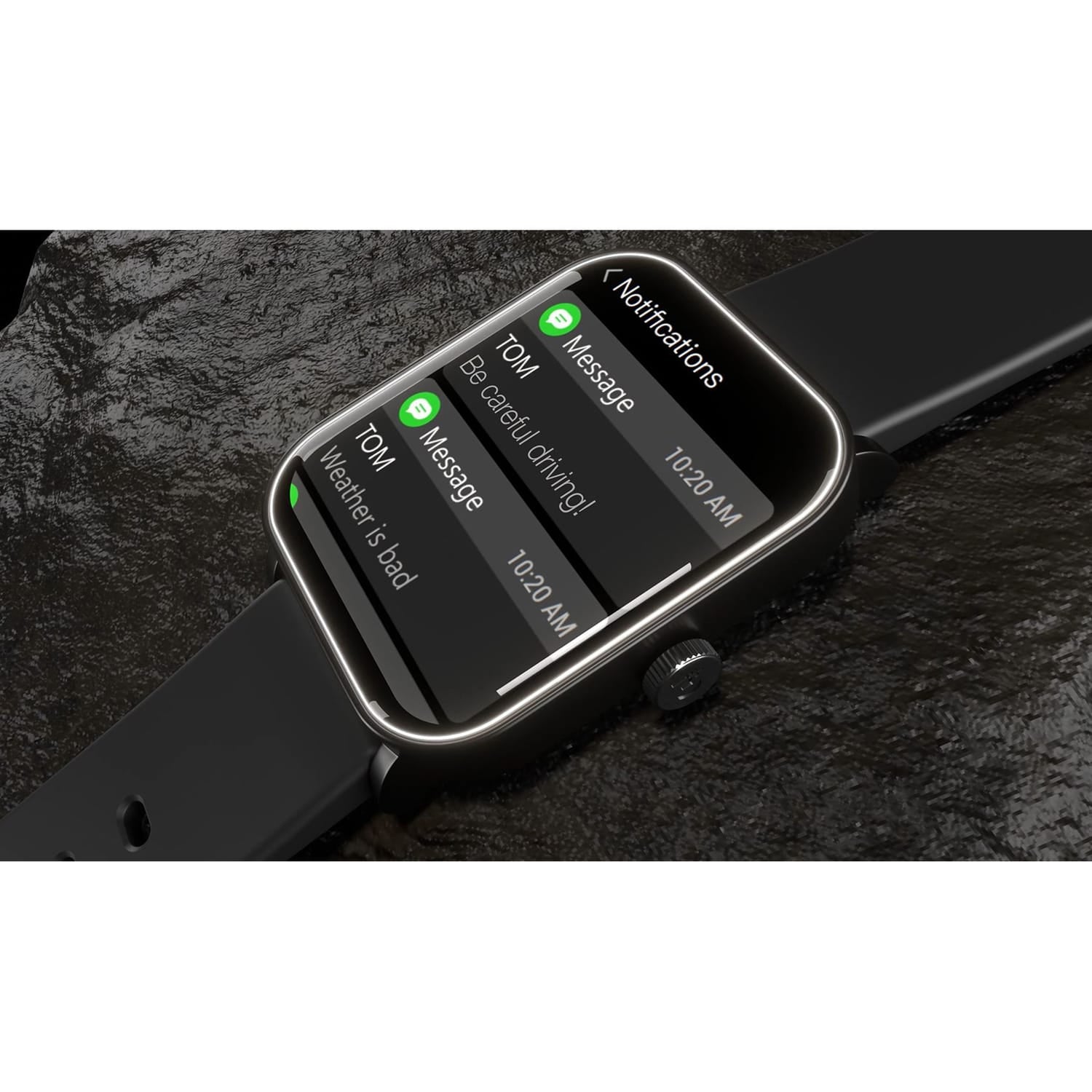 3Plus Vive+ (Gen 2) GPS Smartwatch with 1.72-In. Color Display, Bluetooth, Heart Rate/Blood Oxygen/Sleep, 25+ Workouts, Music, IP68 Water-Resistant
