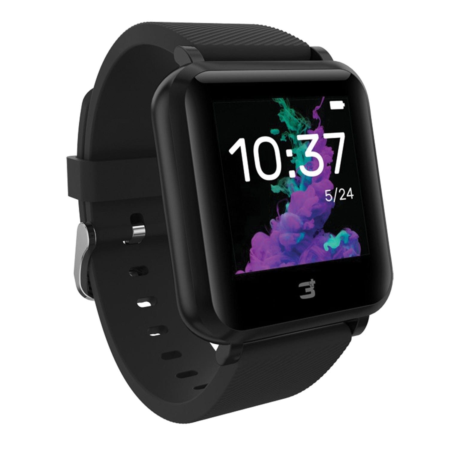 3Plus Vibe+ (Gen 1) Smartwatch with 1.4-In. Color Touch Screen, Bluetooth, Heart Rate/Sleep, Daily Activity Tracking, and 3 ATM Water-Resistant