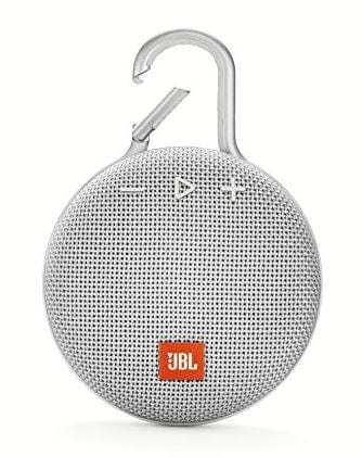 JBL Clip 3 Portable Waterproof Wireless Bluetooth Speaker, White - Certified Refurbished
